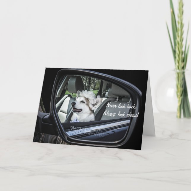 Carte d'anniversaire Corgi dans le miroir (Devant)