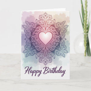 Carte d'anniversaire Cosmic Bloom
