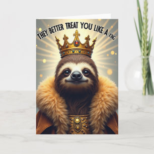 Carte d'anniversaire Couronne Bijou