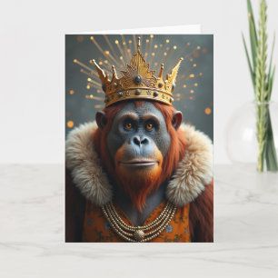 Carte d'anniversaire Couronne Majestueuse