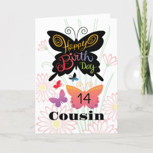 Carte d'anniversaire Cousin