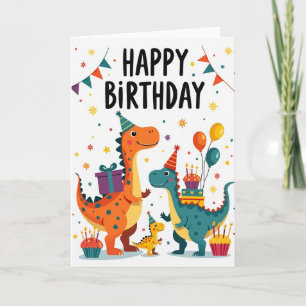 Carte d'anniversaire Creature Party