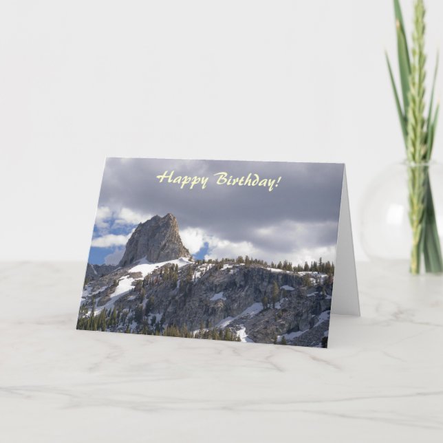 Carte d'anniversaire Crystal Crag (Devant)