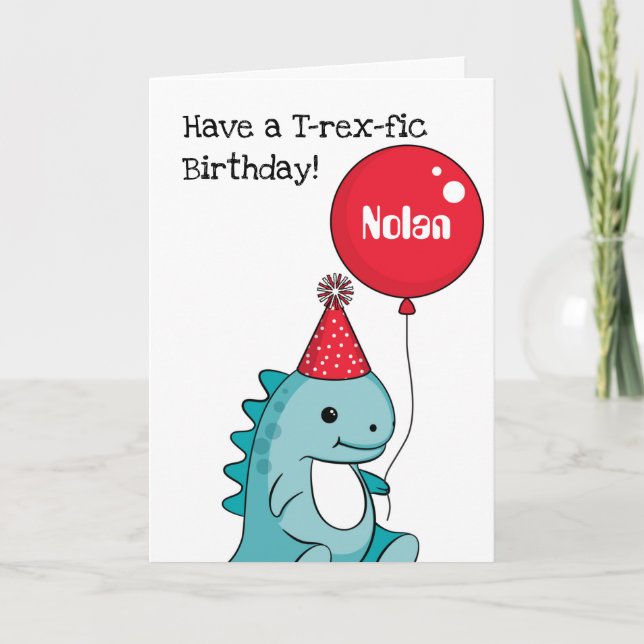 Carte d'anniversaire Cupcake avec nom personnalisé (Devant)