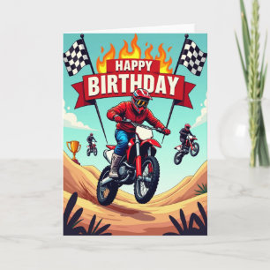 Carte d'anniversaire d'action