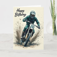 Carte d'anniversaire d'adrénaline tout-terrain
