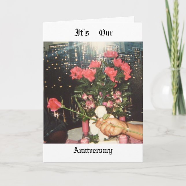 Carte d'anniversaire d'Afro-américain (Devant)