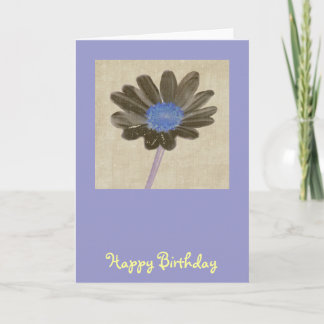 Carte d'anniversaire Daisy