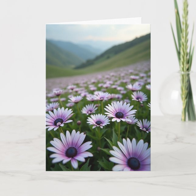 Carte d'anniversaire Daisy Hillside (Devant)