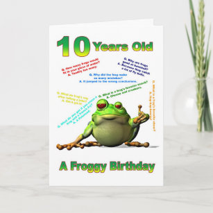 Cartes Humour Grenouille D Anniversaire Zazzle Fr