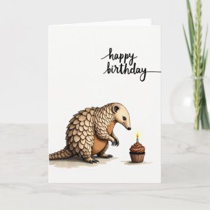 Carte d'anniversaire d'ami écailleux
