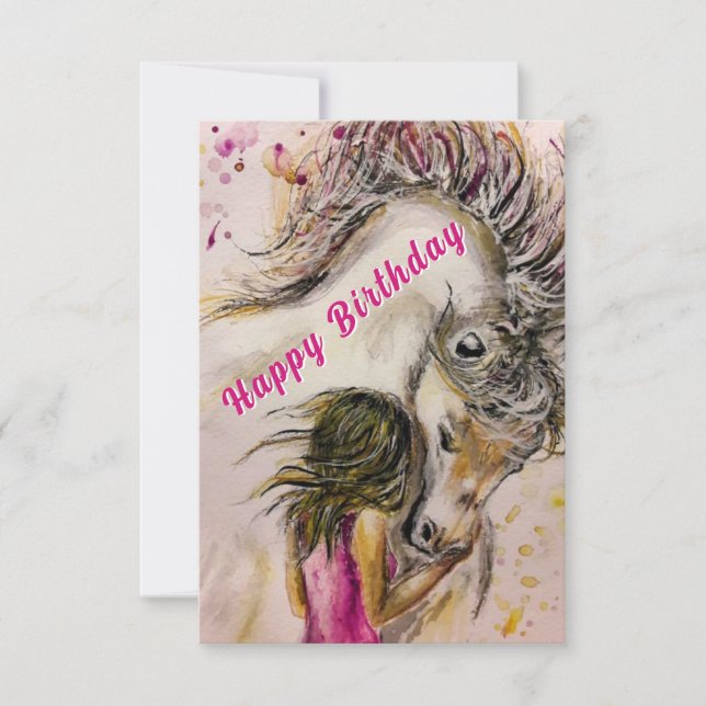 Carte d'anniversaire d'amis adorables (Devant)