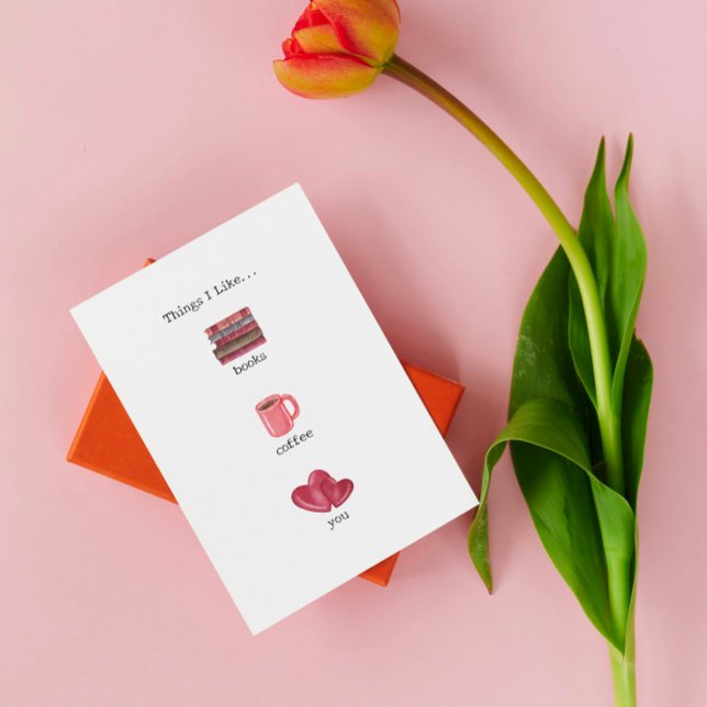 Carte d'anniversaire d'amour livresque (Créateur téléchargé)