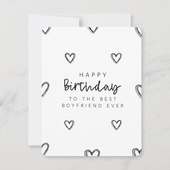 Carte d'anniversaire d'amour pour lui petit ami (Devant)