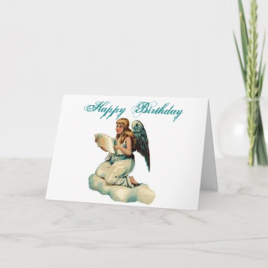 Carte D Anniversaire D Ange Zazzle Fr