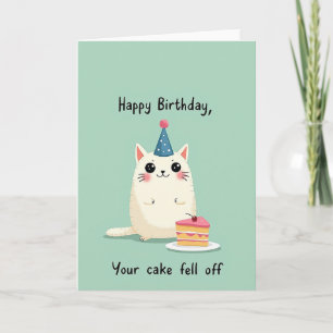Carte d'anniversaire d'animal souriant