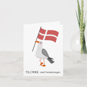 Carte d'anniversaire danoise - Tillykke med fødsel