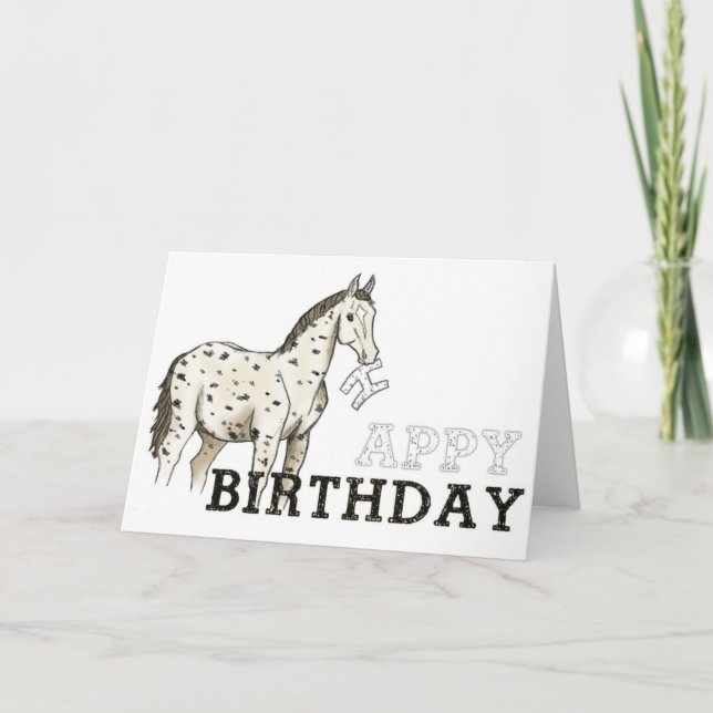 Carte "d'anniversaire d'Appy" (Devant)