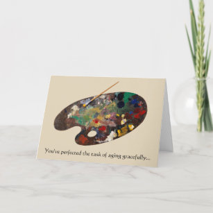 Cartes Peintre D Anniversaire Zazzle Fr