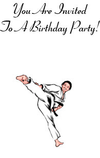 Invitations Faire Part Cartes Anniversaire Judo Zazzle Fr