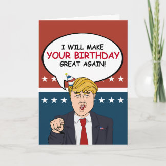 Carte d'anniversaire d'atout - je ferai votre