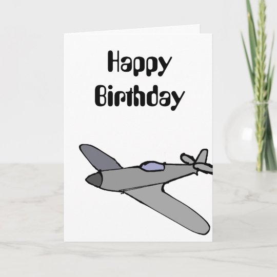 Carte D Anniversaire D Avion Zazzle Fr