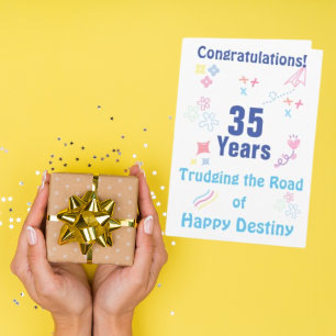 Carte d'anniversaire de 12 étapes personnalisée po