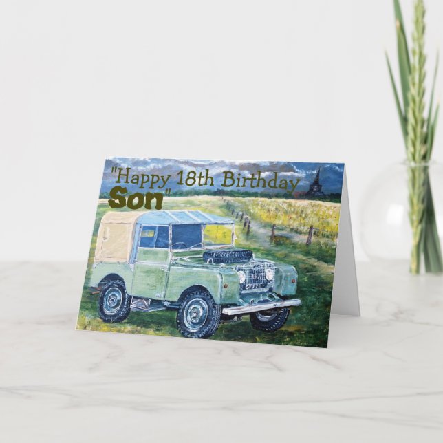 Carte d'anniversaire de 18 ans (Devant)