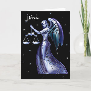 Carte d'anniversaire de Balance