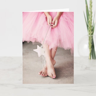 Carte d'anniversaire de Ballerina (Girl in Tutu)