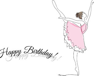 Cartes Ballet D Anniversaire Zazzle Fr