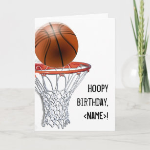 Cartes Basket Ball D Anniversaire Zazzle Fr