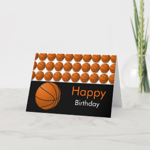 Cartes Basket Ball D Anniversaire Zazzle Fr