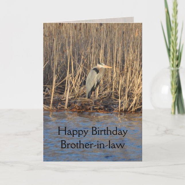 Carte d'anniversaire de beau-frère (Devant)