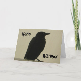 Carte d'anniversaire de Black Crow