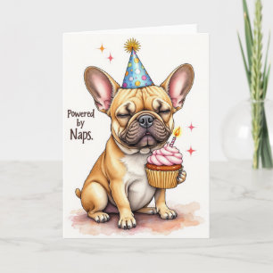 Carte d'anniversaire de Bouledogue Français "Alime