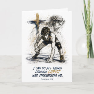 Carte d'anniversaire de catch catholique pour garç