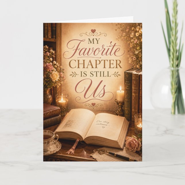 Carte d'anniversaire de chapitre favori (Devant)
