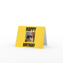 Carte d'anniversaire de chat cool pour Amoureux de