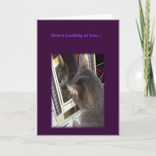 Carte d'anniversaire de chats pour elle (Devant)