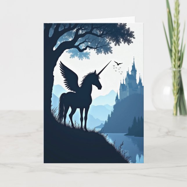 Carte d'anniversaire de cheval fantastique (Devant)