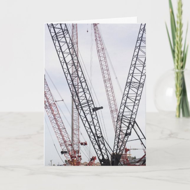 Carte d'anniversaire de construction (Devant)