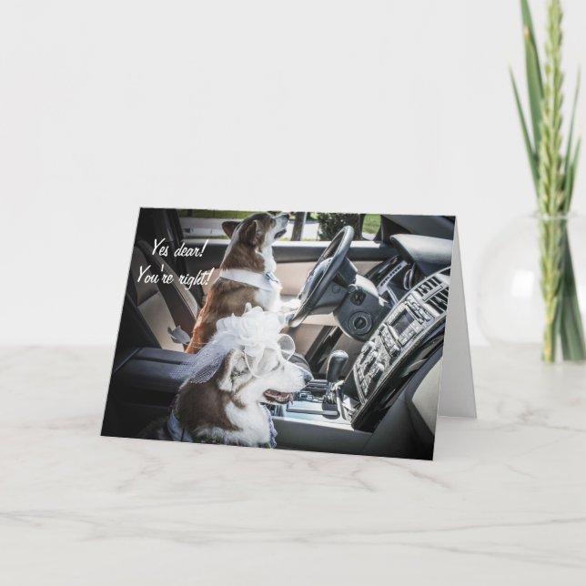 Carte d'anniversaire de Corgis (Devant)