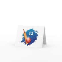Carte d'anniversaire de cricket - 12