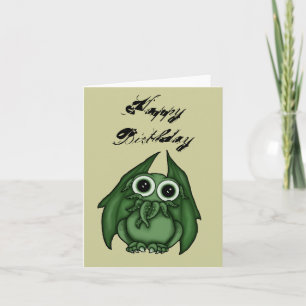 Carte d'anniversaire de Cthulhu