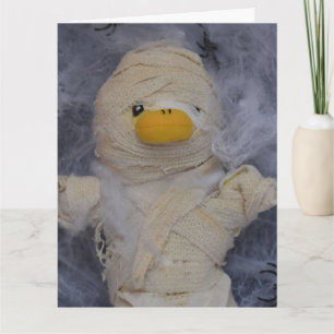 Carte d'anniversaire de Danny Duck la Momie
