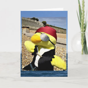 Carte d'anniversaire de Danny Duck le Pirate