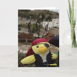 Carte d'anniversaire de Danny Duck le Pirate