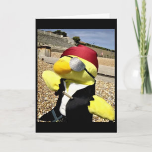 Carte d'anniversaire de Danny Duck le Pirate