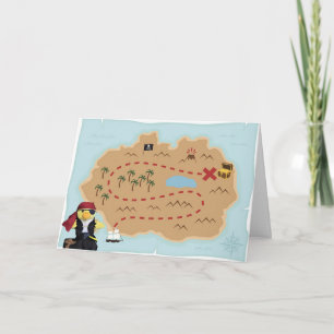 Carte d'anniversaire de Danny Duck le Pirate